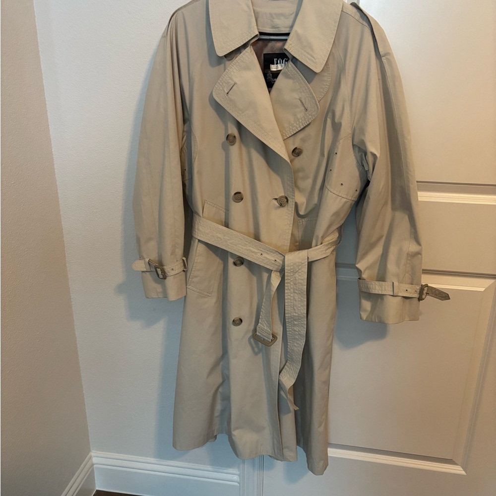 London Fog Beige Trench coat